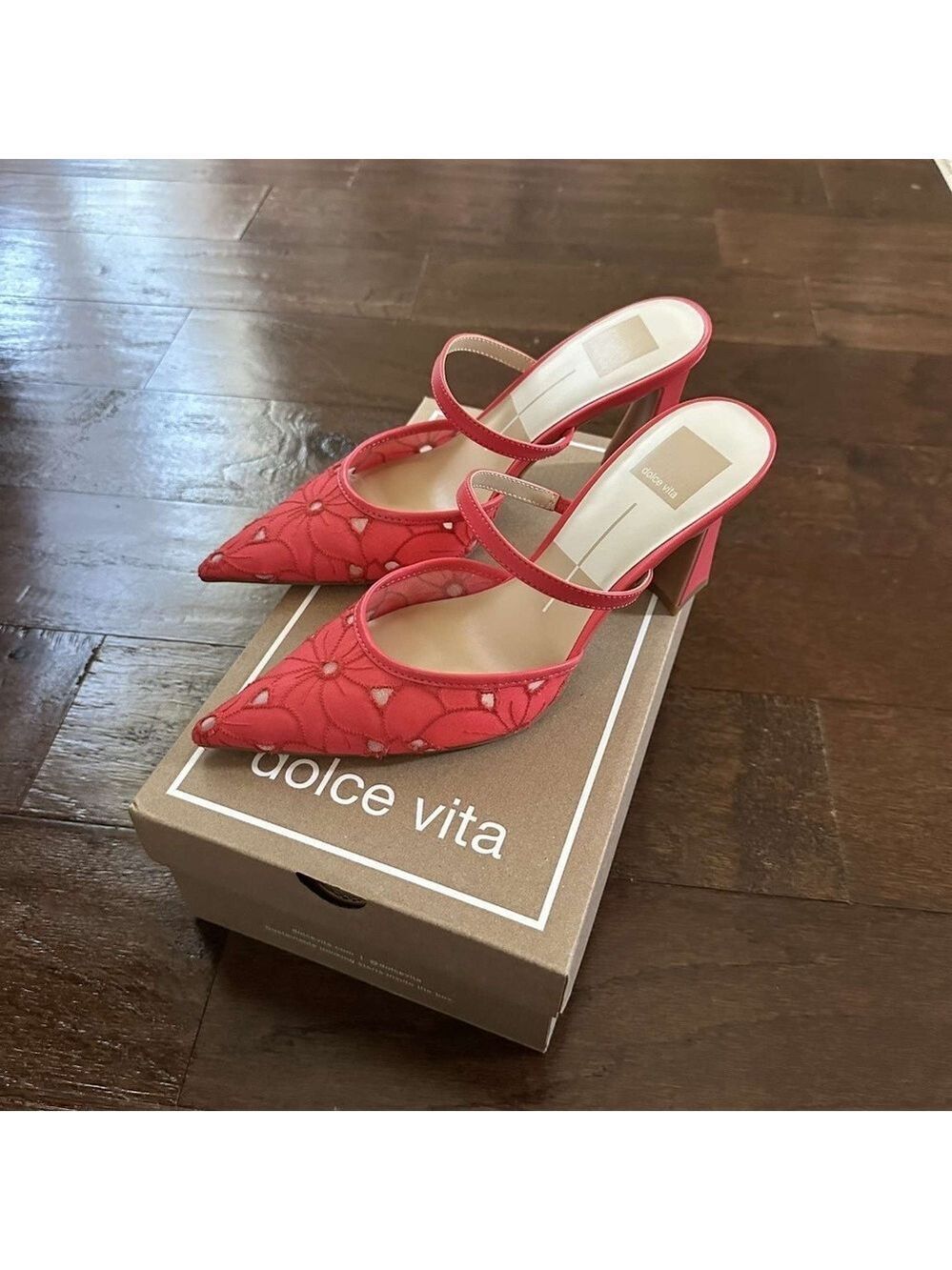 DOLCE VITA-Nalini Floral heels. 7.5- women’s NWT - Picture 13 of 15